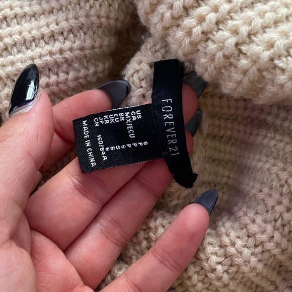 Forever 21 Beige Turtleneck Sweater - Picture 2 of 8